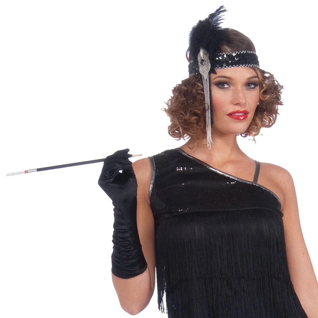 Forum Novelties 1920s Black Diamond Dazzle Flapper Costume For Adults 4 Forum Novelties 1920s Black Diamond Dazzle Flapper Costume For Adults