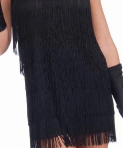 Forum Novelties 1920s Black Diamond Dazzle Flapper Costume For Adults 8 Forum Novelties 1920s Black Diamond Dazzle Flapper Costume For Adults