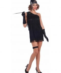 Forum Novelties 1920s Black Diamond Dazzle Flapper Costume For Adults