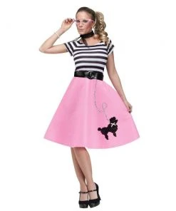 Fun World 50s Poodle Dress Costume For Adults