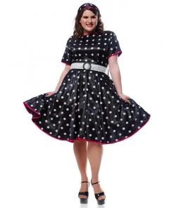 Goddessey Llc 50s Rockabilly Plus Size Costume For Adults