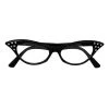 Forum Novelties 50's Style Black Glasses For Adults 2 Forum Novelties 50's Style Black Glasses For Adults