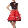 California Costume Collections 50s Sweetheart Red Costume For Kids