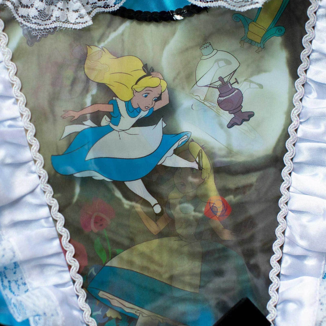 Rubie's Alice Lenticular Costume For Kids - Disney Alice In Wonderland 5 Rubie's Alice Lenticular Costume For Kids - Disney Alice In Wonderland