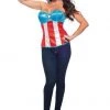 Rubie's American Dream Sequin Corset For Adults - Marvel Avengers
