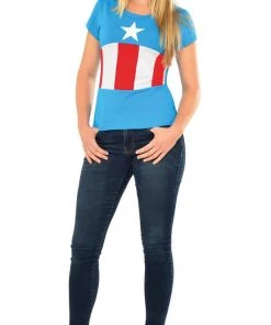 Rubie's American Dream T-Shirt & Mask Set For Adults - Marvel Avengers