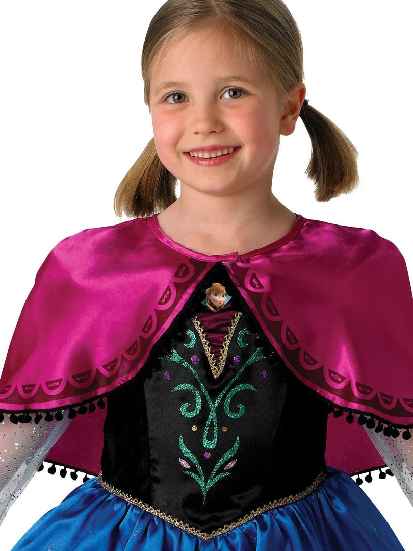 Rubie's Anna Deluxe Costume For Kids - Disney Frozen 4 Rubie's Anna Deluxe Costume For Kids - Disney Frozen