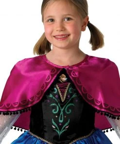 Rubie's Anna Deluxe Costume For Kids - Disney Frozen