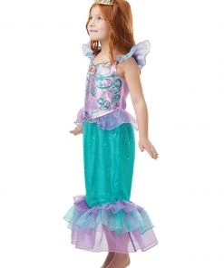 Rubie's Ariel Glitter & Sparkle Costume For Kids - Disney The Little Mermaid