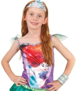 Rubie's Ariel Princess Top For Kids - Disney The Little Mermaid
