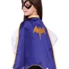 Rubie's Batgirl Cape Set For Kids - Warner Bros DC Super Hero Girls 2 Rubie's Batgirl Cape Set For Kids - Warner Bros DC Super Hero Girls