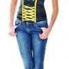 Rubie's Batgirl Ribbon Detail Corset For Adults - Warner Bros DC Comics