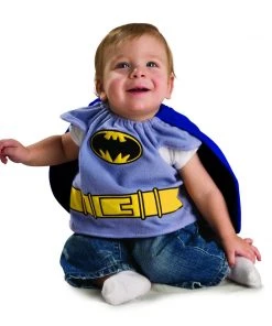 Rubie's Batman Deluxe Costume Bib For Babies - Warner Bros Batman: Brave And Bold