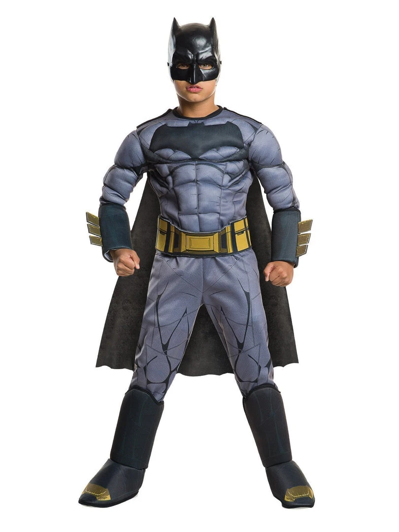 Rubie's Batman Deluxe Costume For Kids - Warner Bros Batman: Dawn Of Justice 3 Rubie's Batman Deluxe Costume For Kids - Warner Bros Batman: Dawn Of Justice