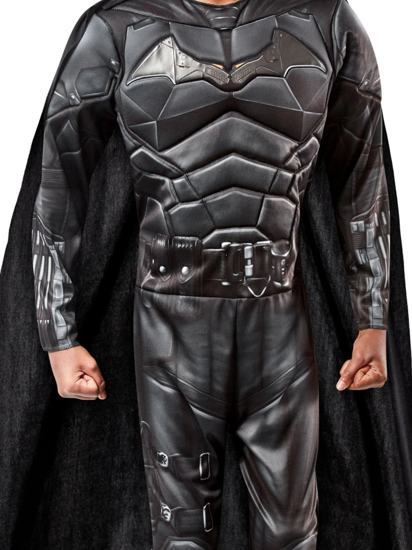 Rubie's Batman Deluxe Costume For Kids - Warner Bros The Batman 4 Rubie's Batman Deluxe Costume For Kids - Warner Bros The Batman