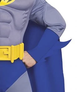 Rubie's Batman Deluxe Muscle Chest Costume For Adults - Warner Bros Batman: Brave And Bold