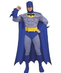 Rubie's Batman Deluxe Muscle Chest Costume For Adults - Warner Bros Batman: Brave And Bold