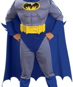 Rubie's Batman Deluxe Muscle Chest Costume For Toddlers And Kids - Warner Bros Batman: Brave And Bold