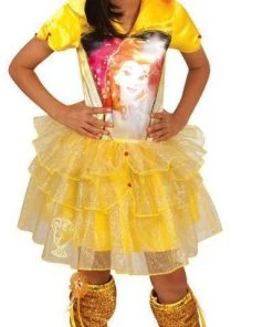 Rubie's Belle Hooded Tutu Dress For Kids - Disney Beauty And The Beast