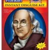 Forum Novelties Ben Franklin Wig And Eyeglasses Kit For Adults