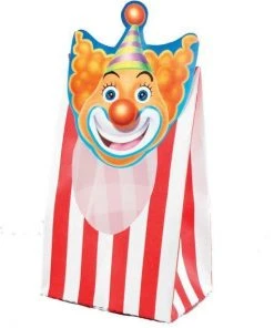 Creative Converting Kids Big Top Birthday Treat Bag - Pack Of 8