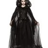 Rubie's Black Full Length Hooded Cape For Adults