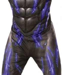 Rubie's Black Panther Deluxe Battle Costume For Adults - Marvel Black Panther
