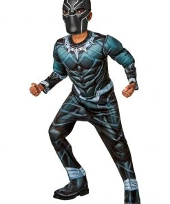 Rubie's Black Panther Deluxe Costume For Kids - Marvel Black Panther
