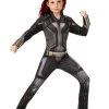 Rubie's Black Widow Costume For Kids & Tweens - Marvel Black Widow 1 Rubie's Black Widow Costume For Kids & Tweens - Marvel Black Widow
