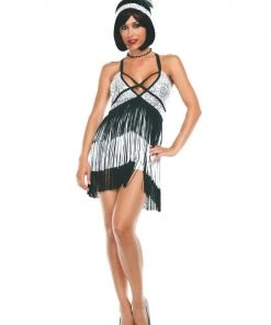 Starline Llc Boardwalk Flapper Deluxe Costume For Adults