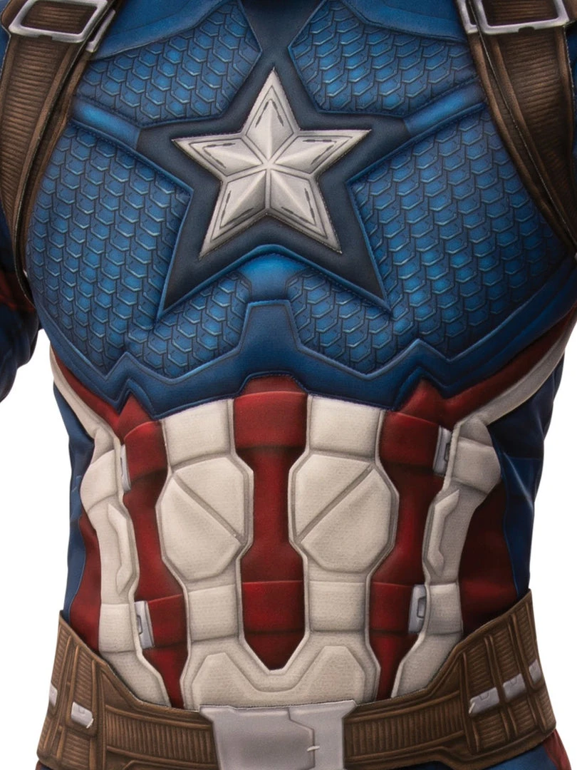Rubie's Captain America Deluxe Costume For Kids - Marvel Avengers: Endgame 5 Rubie's Captain America Deluxe Costume For Kids - Marvel Avengers: Endgame
