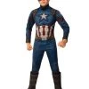 Rubie's Captain America Deluxe Costume For Kids - Marvel Avengers: Endgame