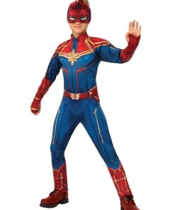 Rubie's Captain Marvel Deluxe Costume For Kids - Marvel Captain Marvel 9 Rubie's Captain Marvel Deluxe Costume For Kids - Marvel Captain Marvel