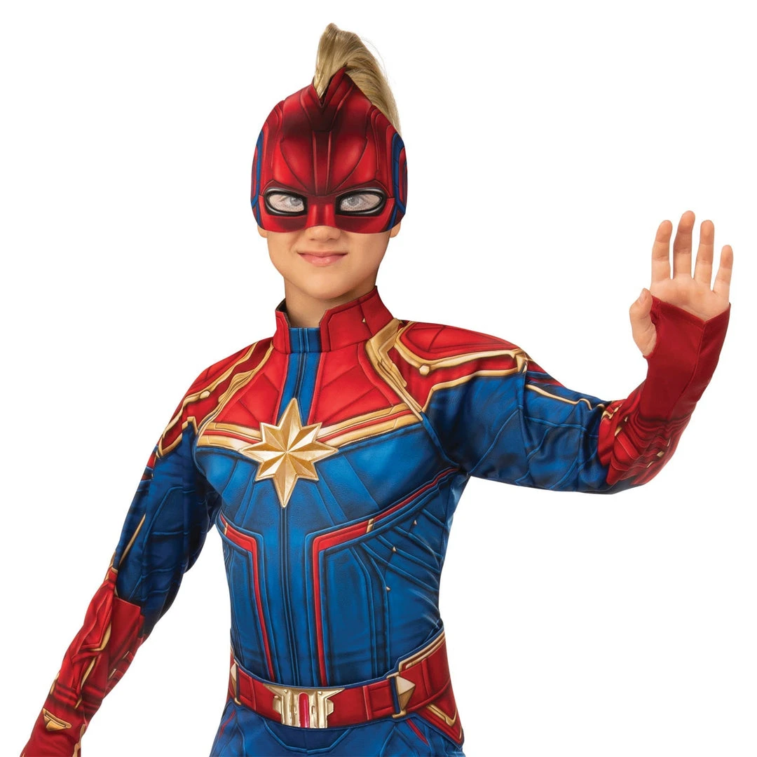 Rubie's Captain Marvel Deluxe Costume For Kids - Marvel Captain Marvel 6 Rubie's Captain Marvel Deluxe Costume For Kids - Marvel Captain Marvel