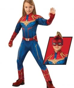 Rubie's Captain Marvel Deluxe Costume For Kids - Marvel Captain Marvel