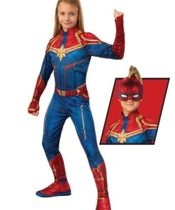 Rubie's Captain Marvel Hero Costume For Kids - Marvel Captain Marvel