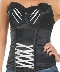 Rubie's Catwoman Corset For Adults - Warner Bros DC Comics