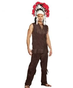 Dreamgirl Chief Long Arrow Costume For Adults