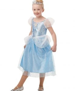 Rubie's Cinderella Glitter & Sparkle Deluxe Costume For Kids - Disney Cinderella