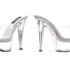 Ellie Shoes Inc Clear Mule 6 Inch Heel For Adults 1 Ellie Shoes Inc Clear Mule 6 Inch Heel For Adults