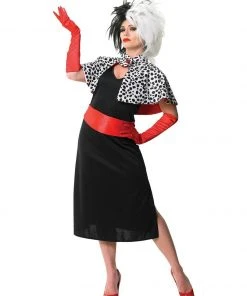 Rubie's Cruella De Vil Costume For Adults - Disney 101 Dalmatians