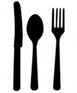 Amscan Cutlery Plastic Black 24Pk Assorted Halloween Decor