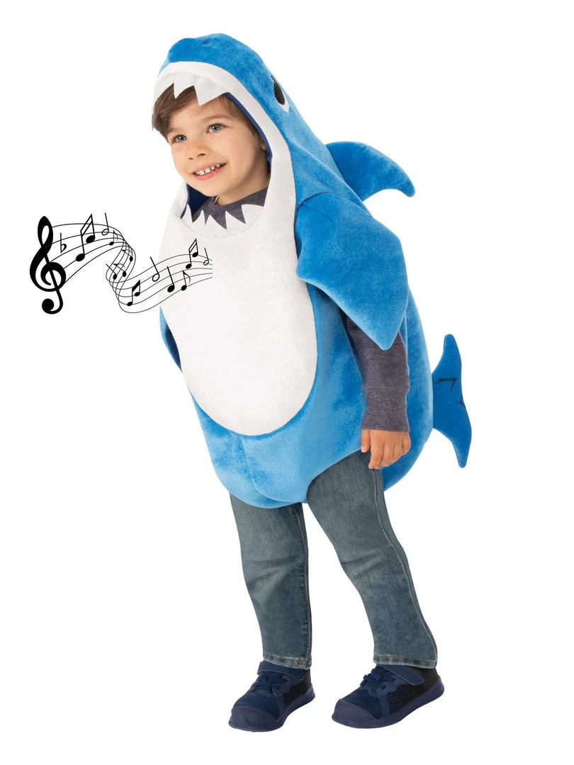 Rubie's Daddy Shark Deluxe Blue Costume For Toddlers And Kids - Baby Shark 3 Rubie's Daddy Shark Deluxe Blue Costume For Toddlers And Kids - Baby Shark