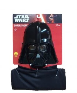 Rubie's Darth Vader Cape & Mask Set For Kids - Disney Star Wars