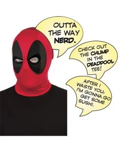 Rubie's Deadpool Deluxe Mask With Speech Bubble - Marvel Deadpool Adults