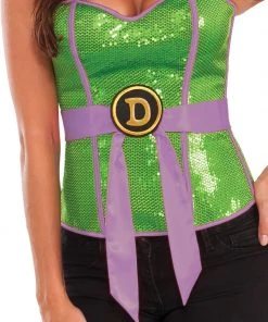 Rubie's Donatello Sequin Corset For Adults - Nickelodeon Teenage Mutant Ninja Turtles