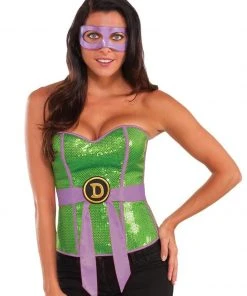 Rubie's Donatello Sequin Corset For Adults - Nickelodeon Teenage Mutant Ninja Turtles