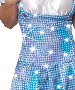 Rubie's Dorothy Sequin Sparkle Costume For Adults - Warner Bros The Wizard Of Oz