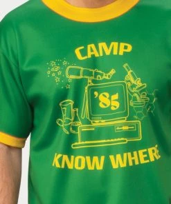 Rubie's Dustin 'Camp Know Where' T-Shirt For Adults - Netflix Stranger Things