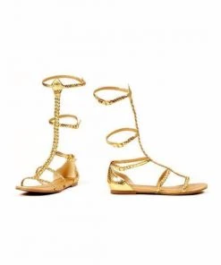 Ellie Shoes Inc Egyptian Gold Sandals For Adults